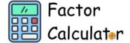 Advanced Factor Calculator